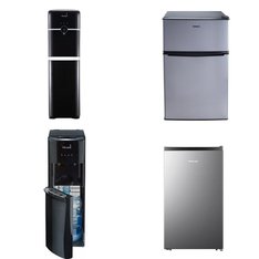 Pallet - 8 Pcs - Bar Refrigerators & Water Coolers, Refrigerators - Customer Returns - Galanz, HISENSE, Primo Water, Great Value