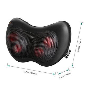 AMAZON CLEARANCE! Pallet – 170 Pcs – Naipo MGP-129A Neck & Back Massager Pillow Portable Deep Shiatsu Kneading – Brand New – Retail Ready