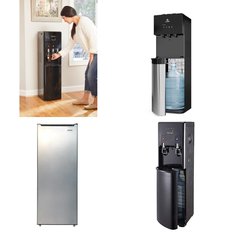 Pallet – 7 Pcs – Bar Refrigerators & Water Coolers, Humidifiers / De-Humidifiers, Freezers – Customer Returns – Primo, HISENSE, Avalon, HoMedics
