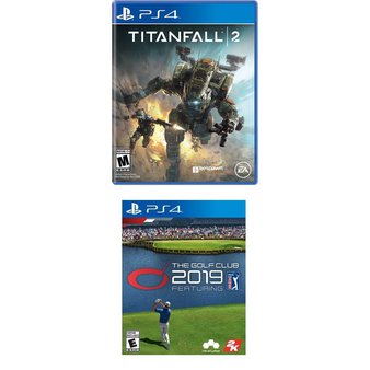 12 Pcs – Sony Video Games – New – Titanfall 2 -Standard Edition (PlayStation 4), The Golf Club 2019 (PS4)