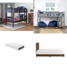 CLEARANCE! Pallet – 25 Pcs – Exercise & Fitness, Bedroom, Kids, TV Stands, Wall Mounts & Entertainment Centers – Overstock – CAP, Hillsdale