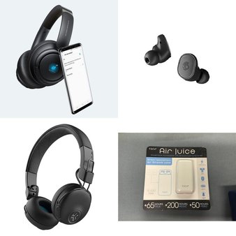 15 Pcs – Headphones & Portable Speakers – Refurbished (GRADE B) – Anker Tech Corporation, Tech 2, JLab, Skullcandy