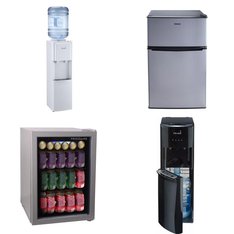 CLEARANCE! 3 Pallets - 30 Pcs - Bar Refrigerators & Water Coolers, Camping & Hiking, Kitchen & Dining, Living Room - Customer Returns - Primo Water, Ozark Trail, Galanz, Frigidaire Professional