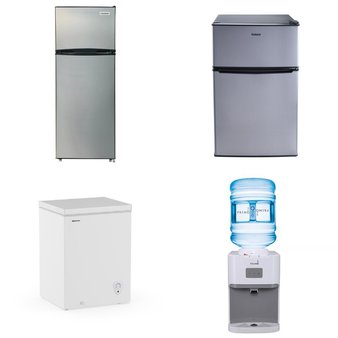 Pallet – 7 Pcs – Bar Refrigerators & Water Coolers, Humidifiers / De-Humidifiers, Freezers, Refrigerators – Customer Returns – HoMedics, Galanz, Primo, HISENSE