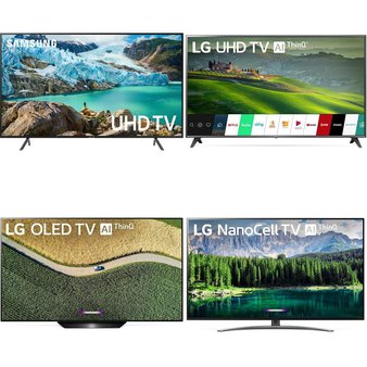 10 Pcs – LED/LCD TVs – Brand New – Samsung, LG, VIZIO, TCL