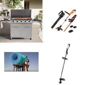Pallet – 9 Pcs – Other, Trimmers & Edgers, Grills & Outdoor Cooking, Patio & Outdoor Lighting / Decor – Customer Returns – Mm, Ozark Trail, Worx, Hart