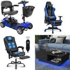 Pallet - 5 Pcs - Office, Canes, Walkers, Wheelchairs & Mobility, Fans, Living Room - Customer Returns - 1inchome, Dreo, GTRACING, Hoffree