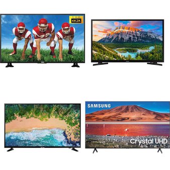 6 Pcs – LED/LCD TVs – Refurbished (GRADE A, GRADE B) – Samsung, RCA, HISENSE