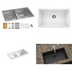 Pallet - 12 Pcs - Kitchen & Bath Fixtures, Hardware - Customer Returns - ELKAY, Kohler, ProFlo, Blanco