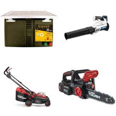 Pallet - 17 Pcs - Hedge Clippers & Chainsaws, Other, Leaf Blowers & Vaccums, Mowers - Customer Returns - Hart, Hyper Tough, Camco, Brightz