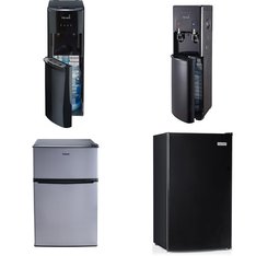 Pallet - 5 Pcs - Bar Refrigerators & Water Coolers, Refrigerators, Freezers - Customer Returns - Igloo, Galanz, Primo Water, Primo
