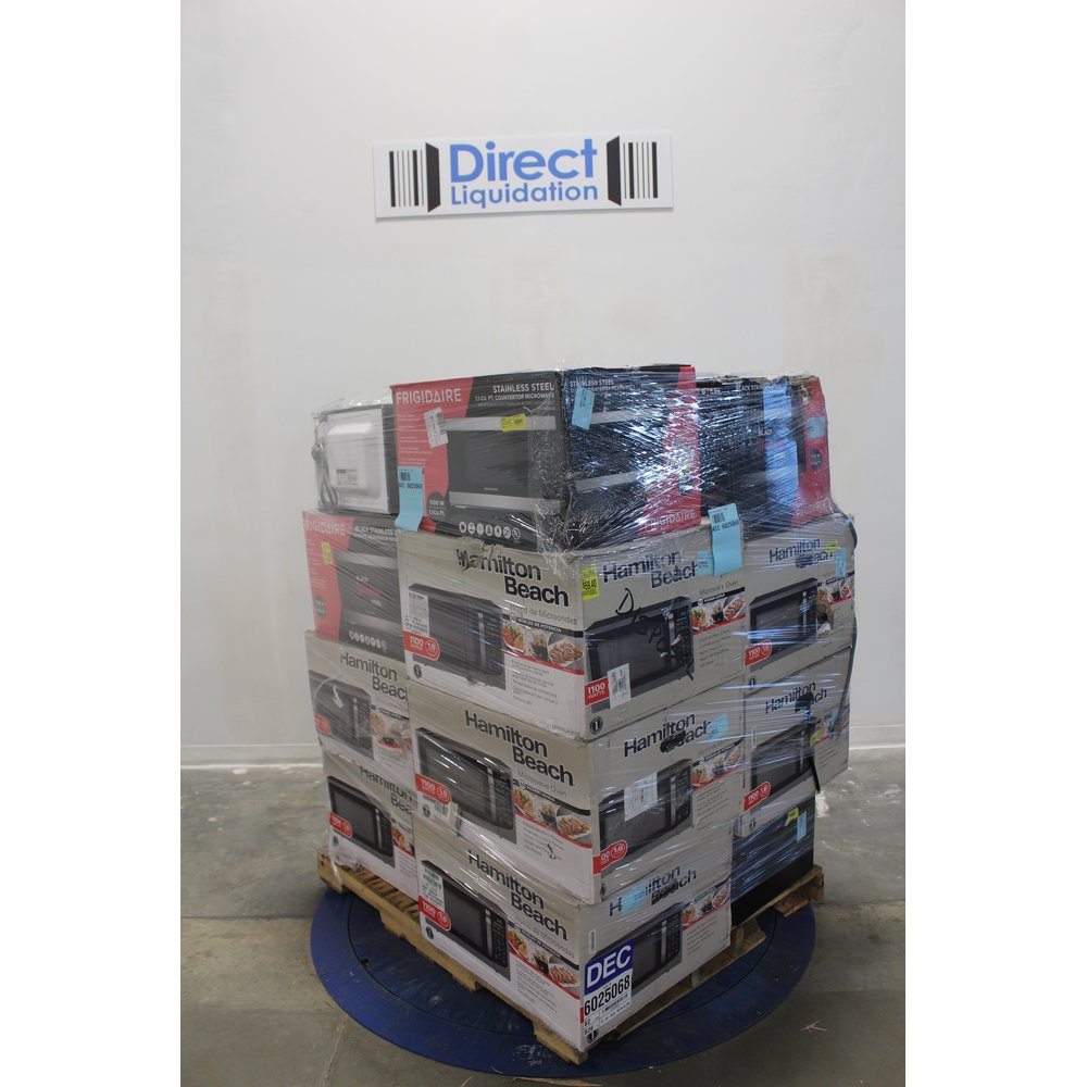 Walmart Pallet 15 Pcs Microwaves Customer Returns Hamilton Beach