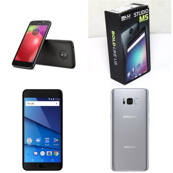 CLEARANCE! 20 Pcs – Smartphones – Tested Not Working – BLU, Motorola, ZTE, Samsung
