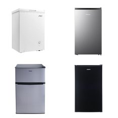 Pallet - 8 Pcs - Bar Refrigerators & Water Coolers, Refrigerators, Freezers, Ice Makers - Customer Returns - Galanz, Arctic King, Frigidaire, HISENSE