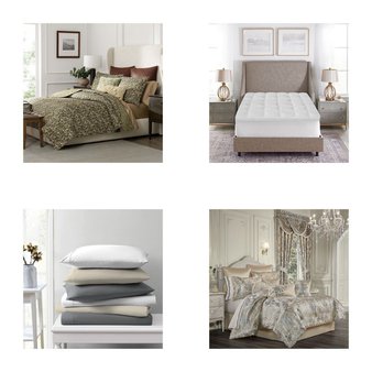 CLEARANCE! 3 Pallets – 289 Pcs – Curtains & Window Coverings, Bedding Sets, Rugs & Mats, Sheets, Pillowcases & Bed Skirts – Mixed Conditions – Unmanifested Home, Window, and Rugs, Madison Park, Max Blackout, Regal Home Collections, Inc.