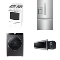 4 Pcs - Ovens / Ranges, Laundry - New - Samsung, GE, Frigidaire
