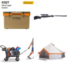 Pallet - 13 Pcs - Camping & Hiking, Patio, Hunting, Firearms - Customer Returns - Ozark Trail, Wildgame Innovations - BA Products, RTIC, Crosman