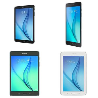 20 Pcs – Samsung Galaxy Tablets – Refurbished (GRADE C) – Models: SM-T350NZAAXAR, SM-T560NZKUXAR, SM-T280NZKAXAR, SM-T113NDWAXAR