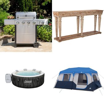 Pallet – 12 Pcs – Kitchen & Dining, Camping & Hiking, Hot Tubs & Saunas, Office – Customer Returns – Ozark Trail, Coleman, Mm, The Pioneer Woman