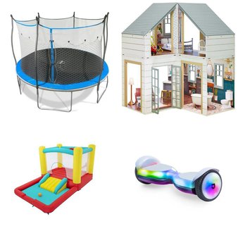 CLEARANCE! Pallet – 14 Pcs – Powered, Outdoor Play, Unsorted, Dolls – Customer Returns – Jetson, Play Day, Razor, Little Tikes