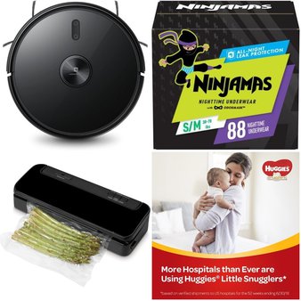 1 Pallets – 30 Pcs – New Diapers & Wipes, Kitchen & Dining – New and New Damaged Box – Walmart