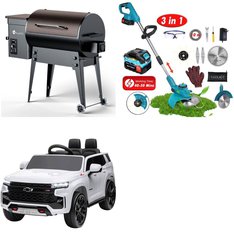 Pallet - 3 Pcs - Vehicles, Trimmers & Edgers, Grills & Outdoor Cooking - Customer Returns - Sesslife, Tanbaby, KingChii