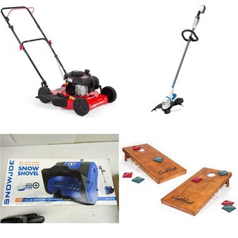 Pallet – 9 Pcs – Other, Outdoor Play, Snow Removal, Trimmers & Edgers – Customer Returns – EastPoint Sports, Great Value, ThermaCELL, Hart
