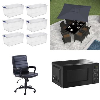 Pallet – 21 Pcs – Storage & Organization, Diapers & Wipes, Office, Decor – Open Box Customer Returns – Mainstay’s, Pampers, Hamilton Beach, HOME TRENDS