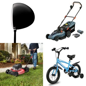 Pallet – 9 Pcs – Mowers, Golf, Unsorted, Cycling & Bicycles – Customer Returns – UBesGoo, Callaway, Naipo, PowerSmart