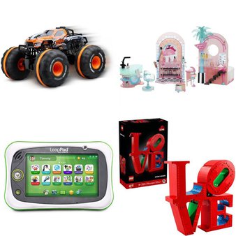 – Parcel Box – 133 Pcs – New Action Figures, Dolls, Boardgames, Puzzles & Building Blocks – New and New Damaged Box – Walmart