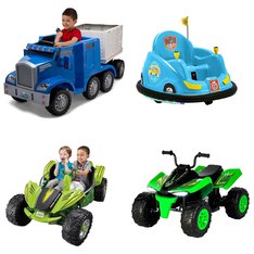 Pallet - 4 Pcs - Vehicles - Customer Returns - Fisher-Price, Kid Trax, COCOMELON, Kalee