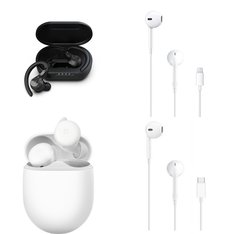Case Pack - 64 Pcs - In Ear Headphones - Customer Returns - Apple, JLab, Google