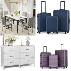 Pallet - 15 Pcs - Unsorted, Luggage, Bedroom, Dining Room & Kitchen - Customer Returns - Travelhouse, RichYa, Homfa, Paproos