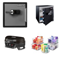 Pallet - 8 Pcs - Safes, Home Security & Safety, Grills & Outdoor Cooking, Bath - Customer Returns - SentrySafe, Coleman, The Home Edit, ClosetMaid