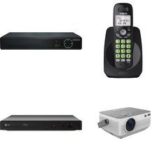 Pallet - 178 Pcs - DVD & Blu-ray Players, Other, Projector, Cordless / Corded Phones - Customer Returns - SYLVANIA, RCA, VTECH, LG