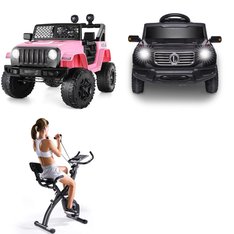 Pallet – 3 Pcs – Vehicles, Exercise & Fitness – Customer Returns – Funcid, Ktaxon, MaxKare