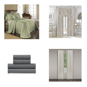 3 Pallets – 431 Pcs – Curtains & Window Coverings, Rugs & Mats, Kitchen & Dining, Bedding Sets – Like New or New Customer Returns – JC Penney