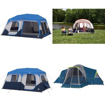 Pallet – 9 Pcs – Camping & Hiking – Customer Returns – Ozark Trail