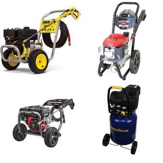 Pallet – 12 Pcs – Pressure Washers, Power Tools – Customer Returns – Hyper Tough, Goodyear, Hart, Karcher