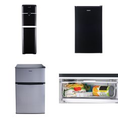 CLEARANCE! Pallet - 6 Pcs - Refrigerators, Bar Refrigerators & Water Coolers - Customer Returns - Galanz, Igloo, Primo Water
