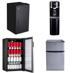 Pallet - 8 Pcs - Bar Refrigerators & Water Coolers, Refrigerators - Customer Returns - Galanz, Great Value, HISENSE, Arctic King