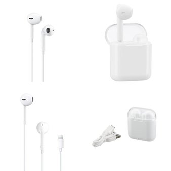 6 Pallets – 2368 Pcs – In Ear Headphones, Lamps, Parts & Accessories, Other, Over Ear Headphones – Customer Returns – Apple, Onn, Blackweb, One For All