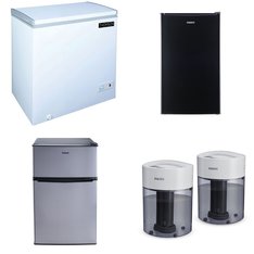 Pallet - 8 Pcs - Freezers, Humidifiers / De-Humidifiers, Refrigerators, Bar Refrigerators & Water Coolers - Customer Returns - Thomson, HoMedics, Galanz