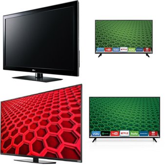 25 Pcs – LED/LCD TVs (39″ – 50″) – Refurbished (GRADE C – No Stand) – VIZIO, Samsung, ELEMENT, LG