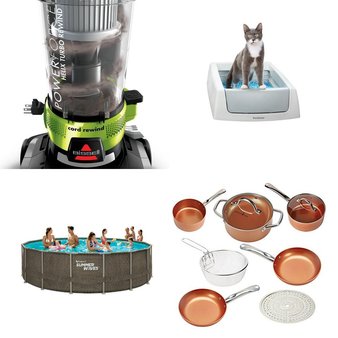 Pallet – 11 Pcs – Vacuums, Pools & Water Fun, Kitchen & Dining, Pet Toys & Pet Supplies – Overstock – Bissell, Summer Waves