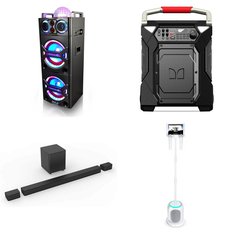 Pallet - 17 Pcs - Portable Speakers, Speakers, Powered, Receivers, CD Players, Turntables - Customer Returns - Monster, ION Audio, Onn, VIZIO