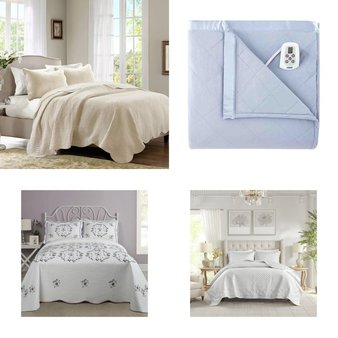 Pallet – 34 Pcs – Bedding Sets – Like New – Madison Park, Casual Comfort, Beautyrest, Micro Flannel