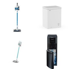 CLEARANCE! 3 Pallets - 34 Pcs - Vacuums, Bar Refrigerators & Water Coolers, Refrigerators, Freezers - Customer Returns - Hart, Primo Water, Tineco, Primo