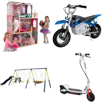 6 Pallets – 83 Pcs – Powered, Trampolines, Dolls, Vehicles, Trains & RC – Customer Returns – Razor, Razor Power Core, Jetson, Bounce Pro