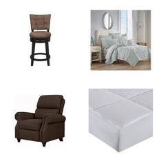 3 Pallets - 109 Pcs - Rugs & Mats, Curtains & Window Coverings, Bedding Sets, Sheets, Pillowcases & Bed Skirts - Like New or New Customer Returns - JC Penney